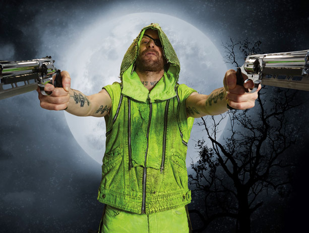 Jon Glaser as "Neon Joe, Werewolf Hunter"